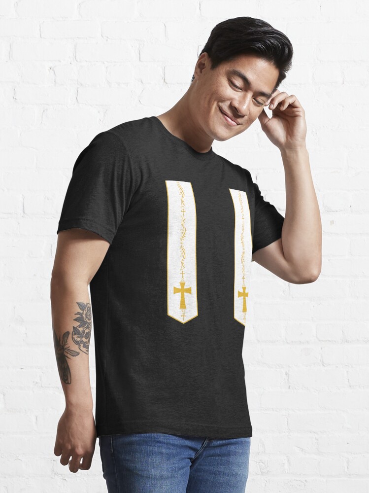 Priest Costume Halloween - Preacher T Shirt by Noirty