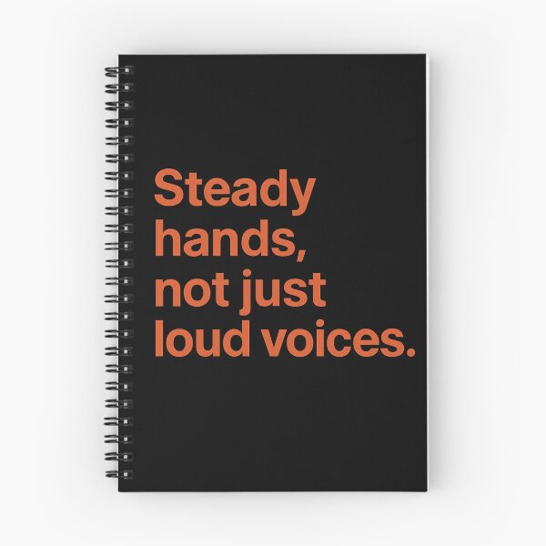 Item preview, Steady Hands, Not Just Loud Voices designed and sold by Owcomm.
