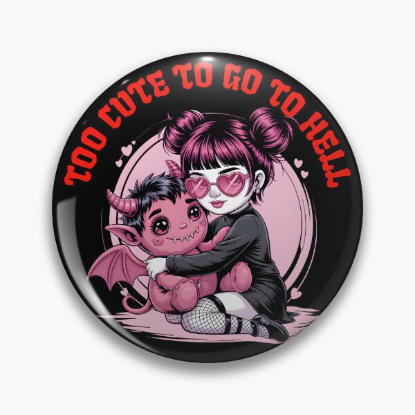 Item preview, Too Cute to Go to Hell – Emo Hug from the Underworld  designed and sold by Fragy72.