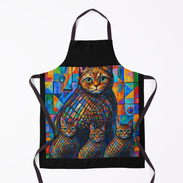 Item preview, The Colourful family cat cross my path! By Bevilaqua Original Draw designed and sold by Helios Be. Lavsh.
