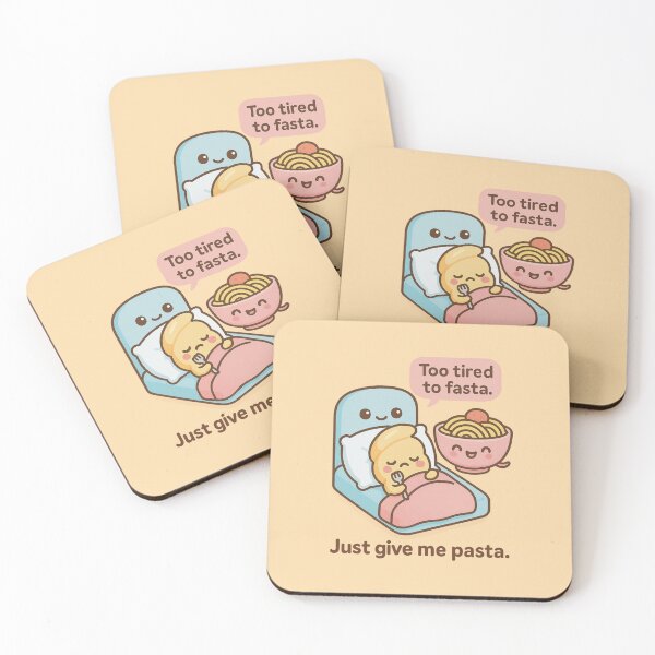Item preview, Too tired to fasta, just give me pasta designed and sold by Martapp.