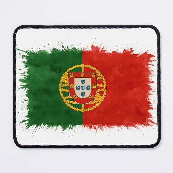 Item preview, Grunge Portugal Flag – Distressed Ink Splatter Art designed and sold by PixelPunx.