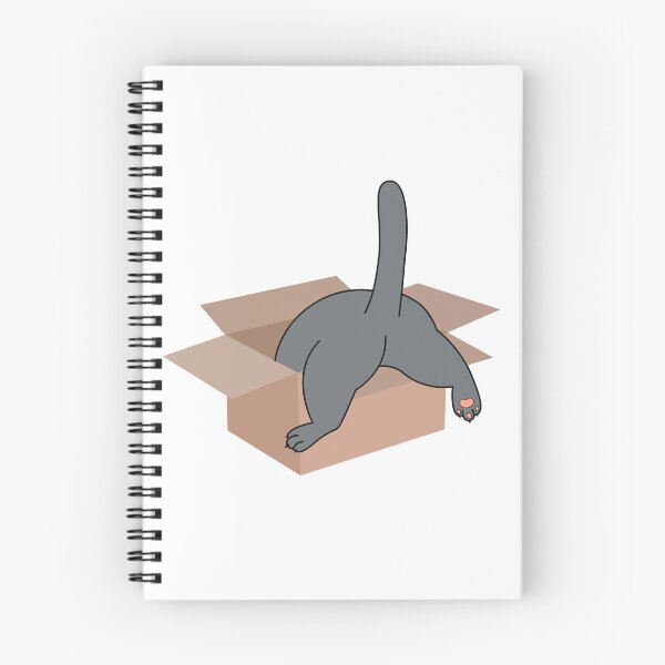 Item preview, cat climbs into the cardboard box designed and sold by Olyanazh.