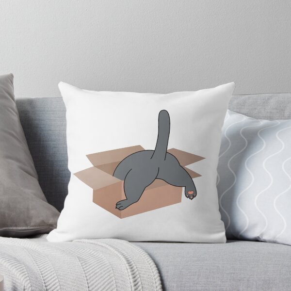 Item preview, cat climbs into the cardboard box designed and sold by Olyanazh.