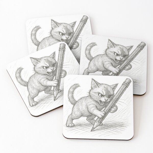 Item preview, Cat Pencil Art designed and sold by CempaArt.