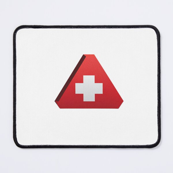Item preview, Emergency Warning Icon – Red Triangle with Medical Cross designed and sold by Alphakenon.