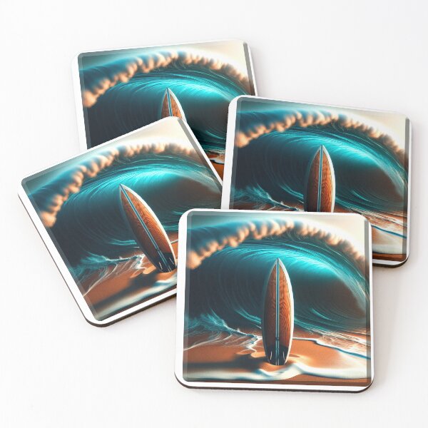 Item preview, Surfboard in Square Composition designed and sold by gallardostudio.