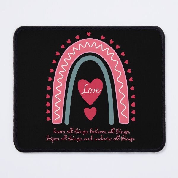 Item preview, Love – 1 Corinthians 13:7 | Bible Verse | Inspirational designed and sold by JirehKollezion.
