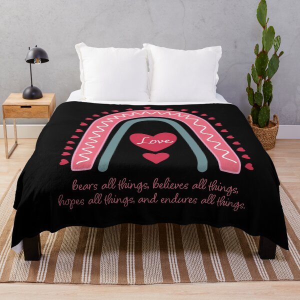 Item preview, Love – 1 Corinthians 13:7 | Bible Verse | Inspirational designed and sold by JirehKollezion.