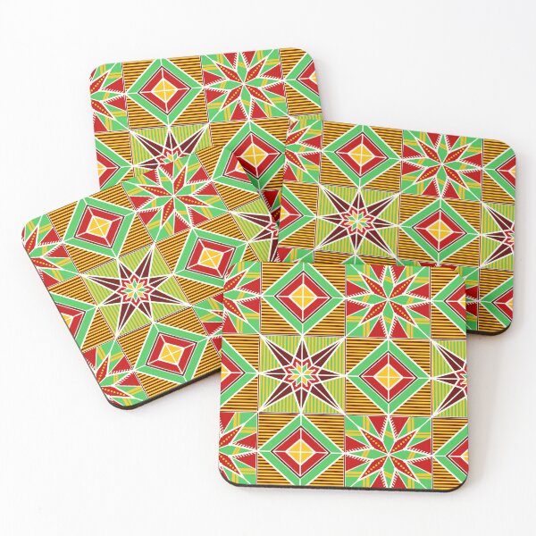 Item preview, Ukrainian Polesian Red, Green, and Yellow Traditional Geometrical Pattern designed and sold by FreiherrPK.
