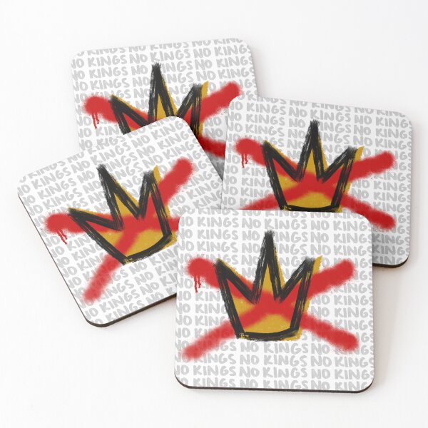 Item preview, NO KINGS - White Text designed and sold by v-star-.