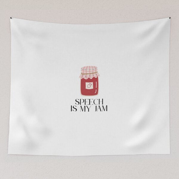 Item preview, Speech Is My Jam designed and sold by ridnaledesigner.