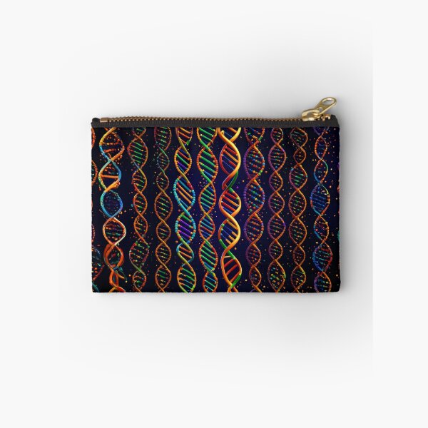Item preview, Colorful DNA Strand Design, Vibrant Genetic Helix, Science Art Print, Biology Pattern designed and sold by RevGens.