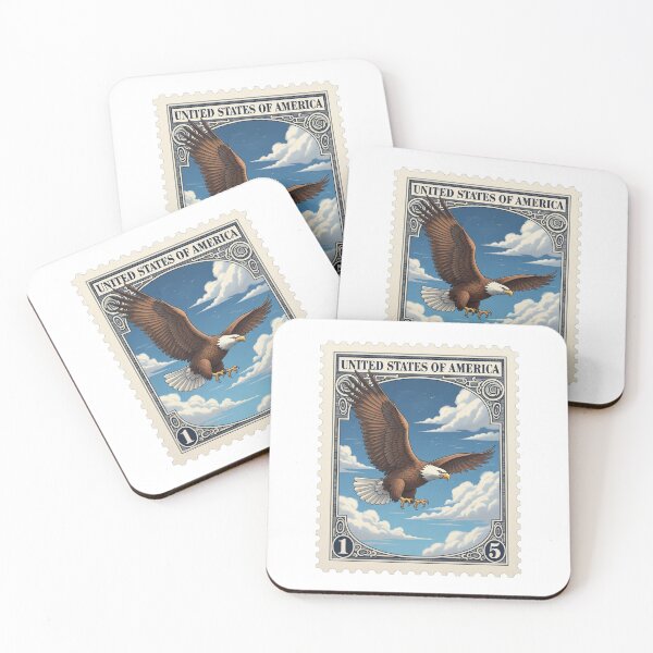 Item preview, eagle stamp designed and sold by Salomee's art.