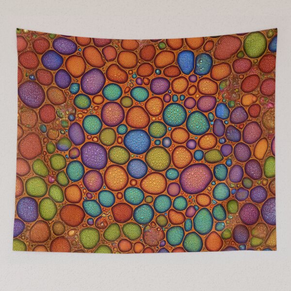 Item preview, Colorful Cells Design, Vibrant Microscopic Art, Biology Cell Pattern, Science Aesthetic designed and sold by RevGens.