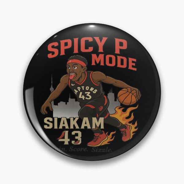 Item preview, Spicy P Mode – Pascal Siakam Toronto Raptors Basketball Tee  designed and sold by TimeloopAU.