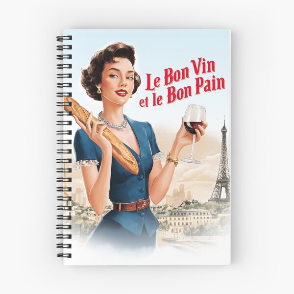 Item preview, Le Bon Vin et Le Bon Pain – Retro French Art Print designed and sold by MooLaLa.Store.