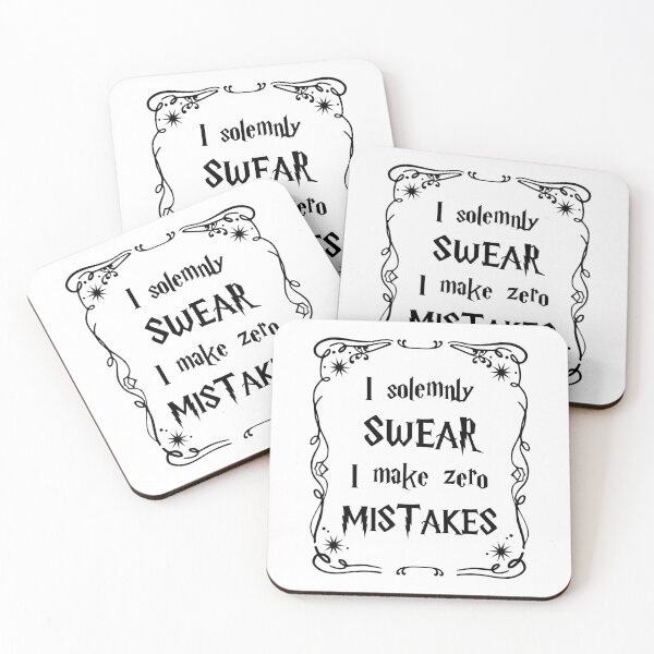 Item preview, I Solemnly Swear I Make Zero Mistakes - Bold Wizarding Humor designed and sold by All DayTees.