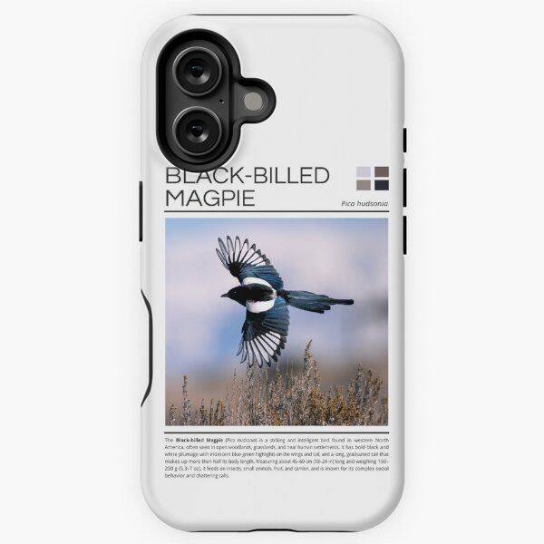 Item preview, Black-billed Magpie  designed and sold by StudioRedKoala.