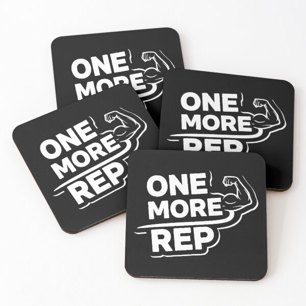 Item preview, One More Rep | Bold Gym Motivation for Lifters & Bodybuilders designed and sold by Hamza Mrizak.