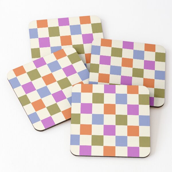 Item preview, Colorful checkerboard designed and sold by Aralma.