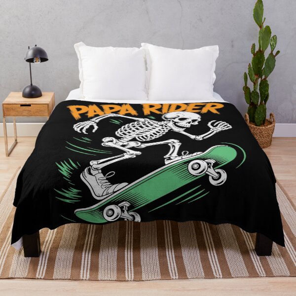 Item preview, Papa Rider Skeleton Skateboarder Graphic designed and sold by TipTop GFX.