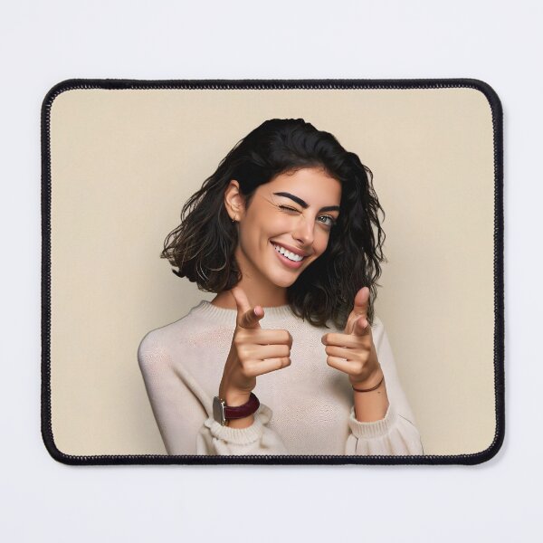 Item preview,  Woman Points and Winks Design, Confident Female Graphic, Empowering Gesture Art, Playful Attitude designed and sold by RevGens.