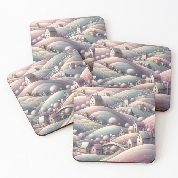 Item preview, Dreamy Village designed and sold by Beyondnote-Art.
