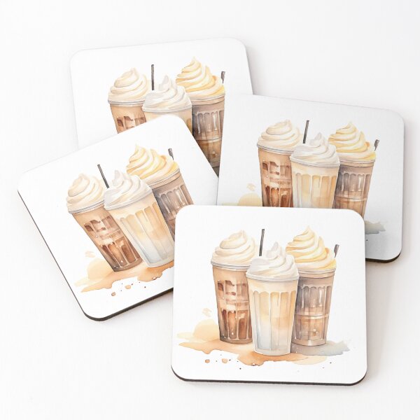 Item preview, Watercolour Frappuccino Iced Coffee Art designed and sold by yourprintableneeds.