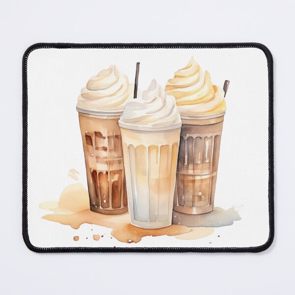 Item preview, Watercolour Frappuccino Iced Coffee Art designed and sold by yourprintableneeds.