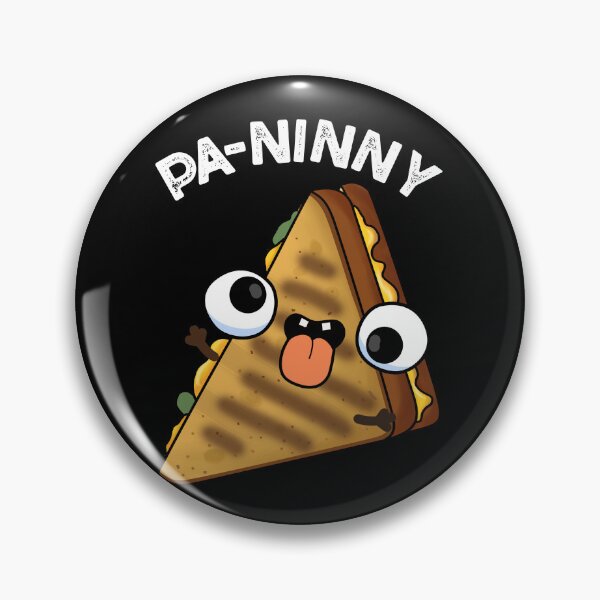 Item preview, Pa-ninny Funny Panini Pun (Dark BG) designed and sold by punnybone.