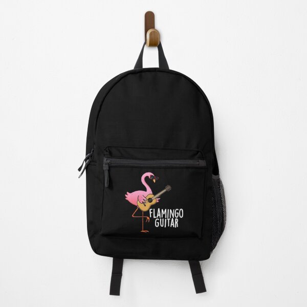 Item preview, Flamingo Guitar Funny Music Pun (Dark BG) designed and sold by punnybone.