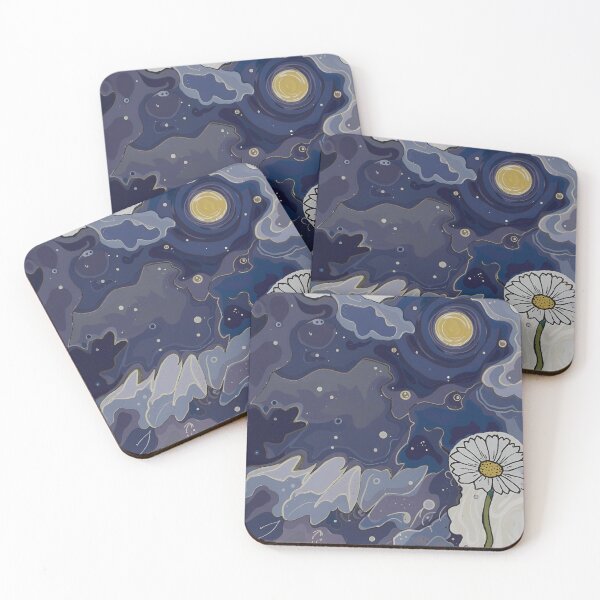 Item preview, Daisy in the night  designed and sold by Footys & Flowers Sticker Shop.