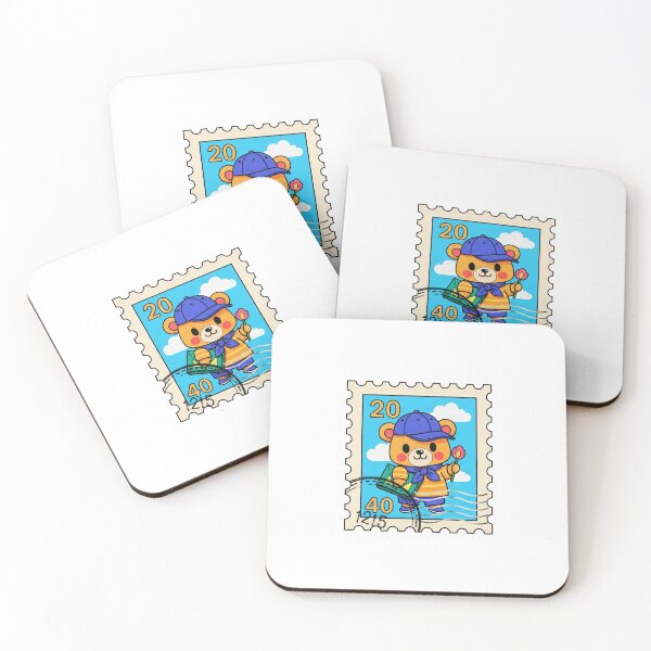 Item preview, cute teddy bear stamp designed and sold by Salomee's art.