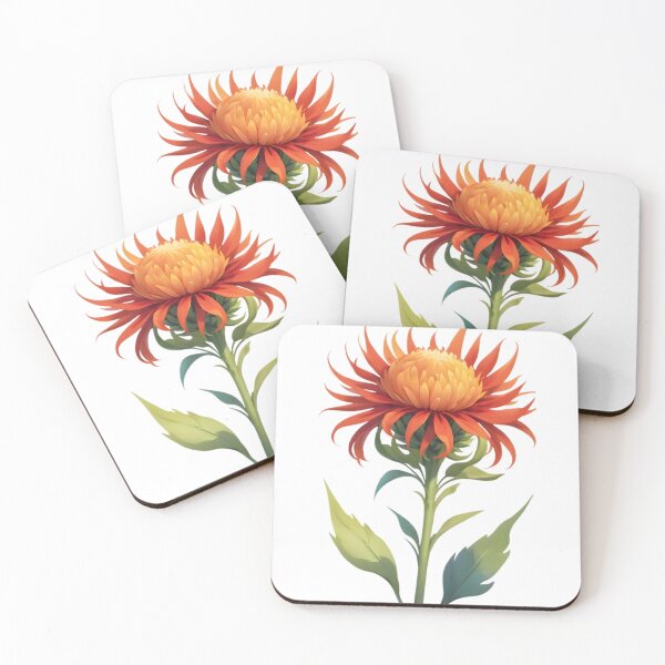 Item preview, Red Safflower (Carthamus tinctorius) designed and sold by HOMETOWN86.