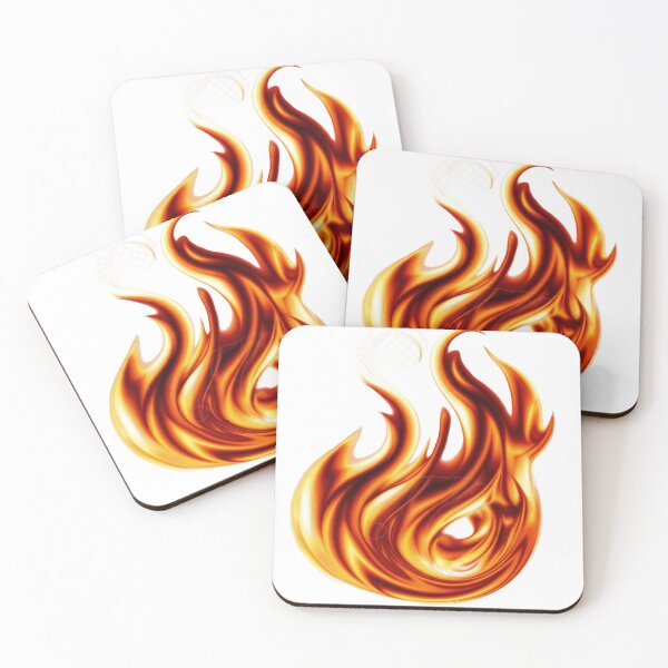 Item preview, Abstract blazing flame on black background designed and sold by shahinsy.