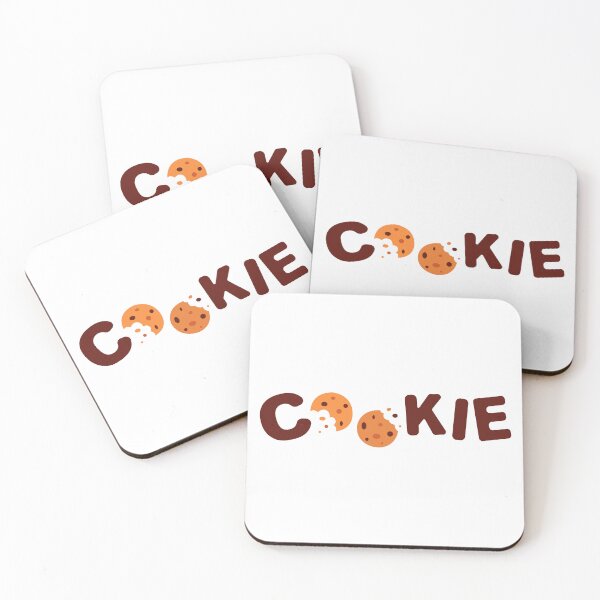 Item preview, Chocolate chip cookie text designed and sold by Luamor.