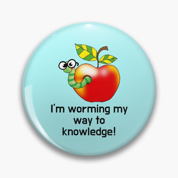 Item preview, Worming My Way to Knowledge  designed and sold by CuteCartoon.