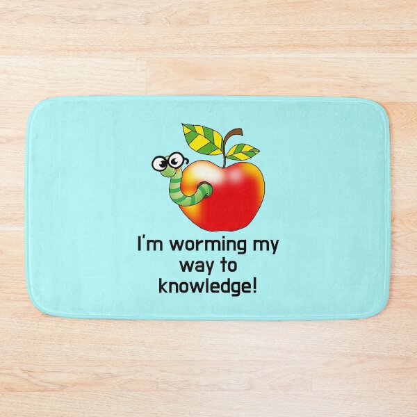 Item preview, Worming My Way to Knowledge  designed and sold by CuteCartoon.