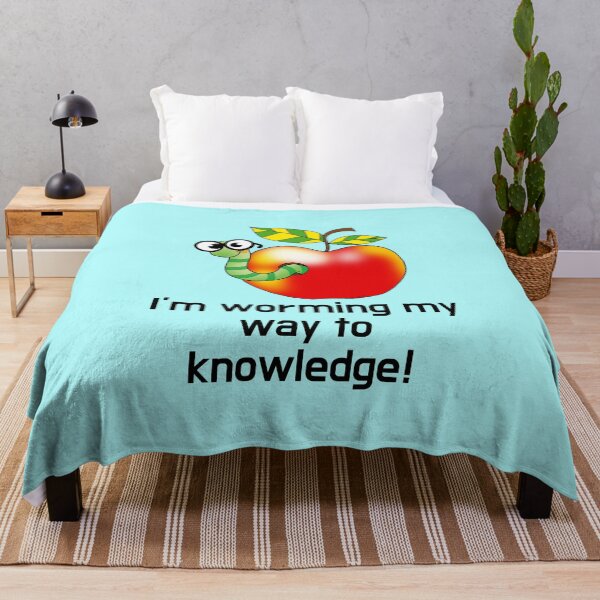 Item preview, Worming My Way to Knowledge designed and sold by CuteCartoon.