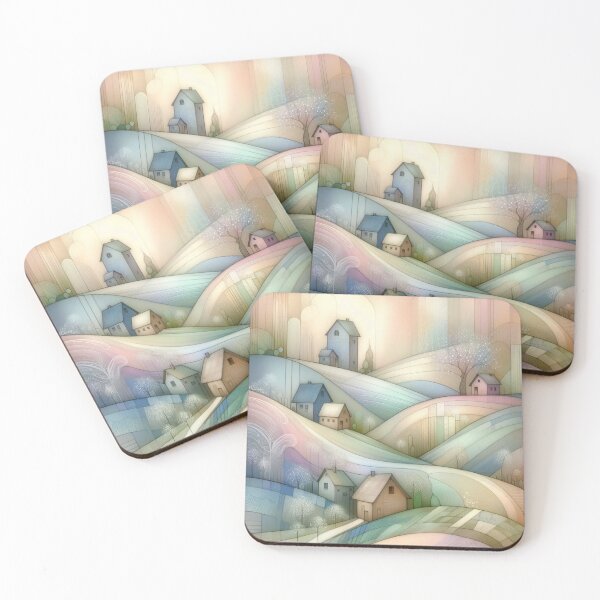 Item preview, Dreamy Village designed and sold by Beyondnote-Art.