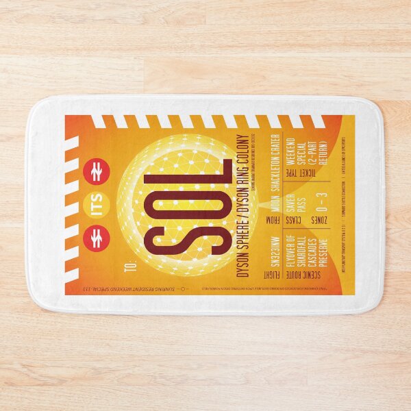 Item preview, Sun (Dyson Sphere) Boarding Pass (Interplanetary Space Travel Ticket Collection) designed and sold by BGALAXY.