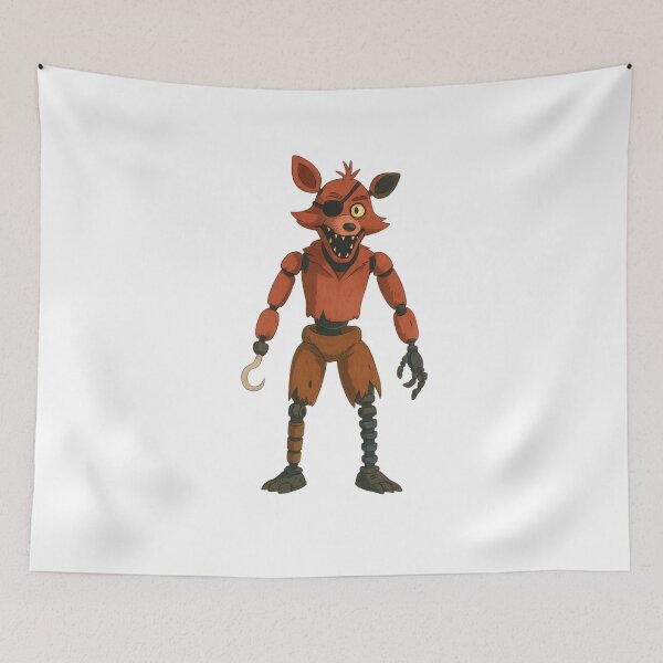 Item preview, Rockstar Foxy - Me Bird Likes Ya! | Pirate Animatronic Vinyl Sticker designed and sold by ezuldeen48.