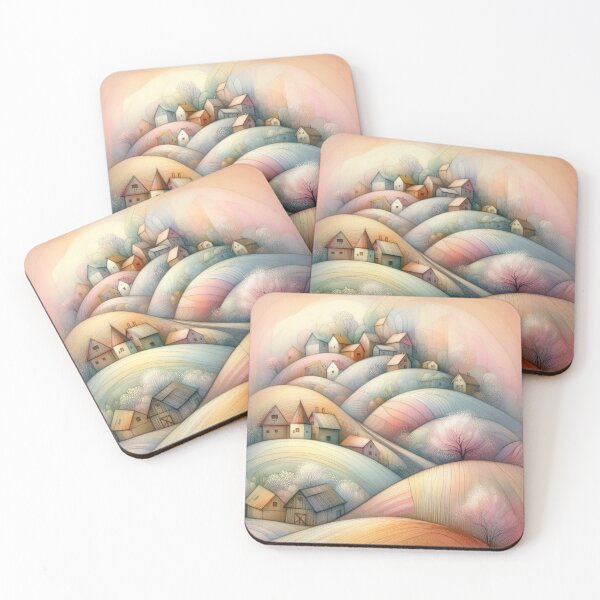 Item preview, Dreamy Village designed and sold by Beyondnote-Art.