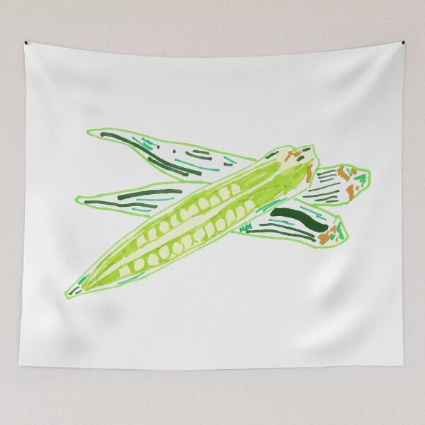Item preview, okra in color designed and sold by katherine montalto.