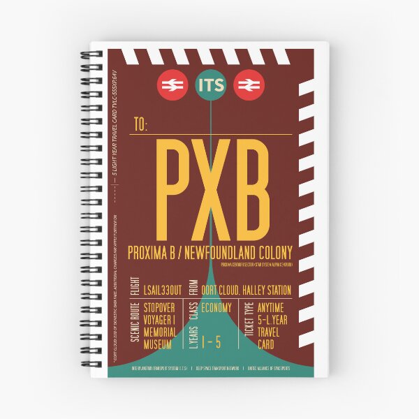 Item preview, Proxima B Exoplanet Boarding Pass (Interplanetary Space Travel Ticket Collection) designed and sold by BGALAXY.
