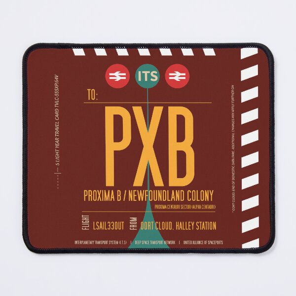 Item preview, Proxima B Exoplanet Boarding Pass (Interplanetary Space Travel Ticket Collection) designed and sold by BGALAXY.