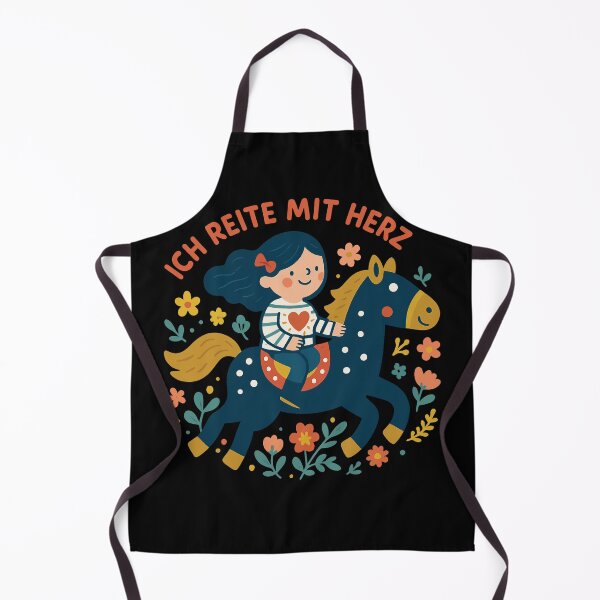 Item preview, I Ride With Heart Horse Girl Motif designed and sold by LuminOrb.