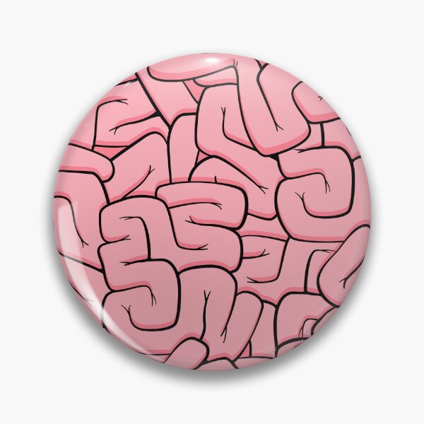 Item preview, Human brains, intestines, guts, pink designed and sold by Joan and Rose.