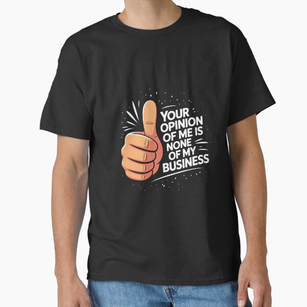 Item preview, Bold Confidence Your Opinion Empowering Attitude Quote designed and sold by w1ckerman.
